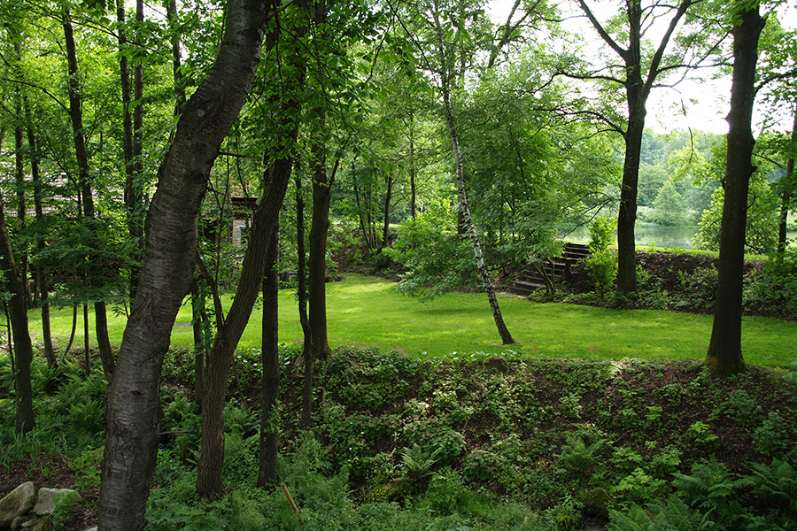 parkové úpravy Vysočina pohled na park po rekonstrukci