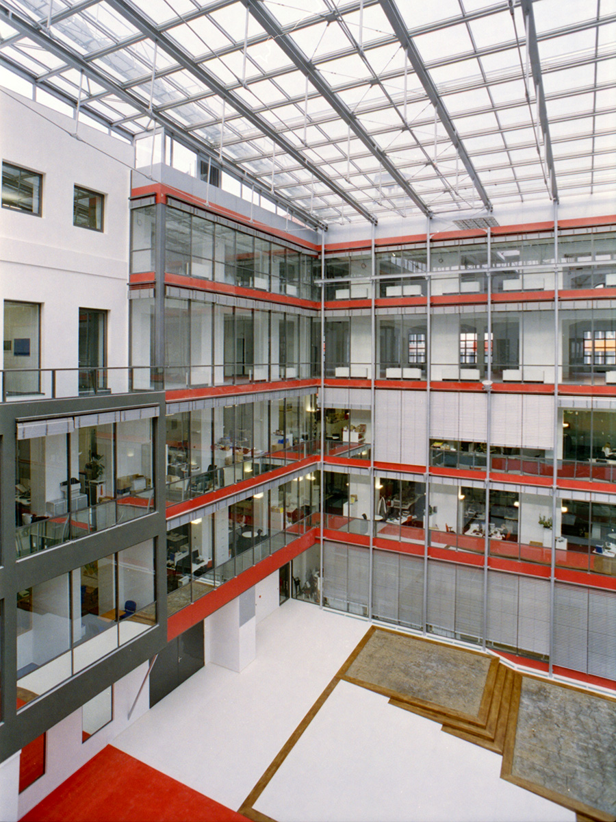 palác Křižík Praha po rekonstrukci pohled na atrium